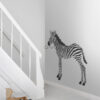 Origin Wallcoverings ise kleepuv seinapilt sebrad must-valge