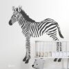 Origin Wallcoverings ise kleepuv seinapilt sebrad must-valge