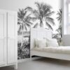 Origin Wallcoverings fototapeet maastik palmidega - mustvalge