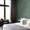 Origin Wallcoverings fototapeet lehed punutud struktuuriga - roheline