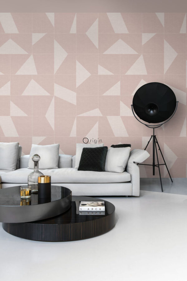 Origin Wallcoverings seina fototapeet graafiline motiiv antiikroosa