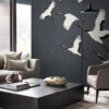 Origin Wallcoverings fototapeet kraanlinnud - tumehall