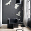Origin Wallcoverings fototapeet kraanlinnud - tumehall