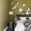 Origin Wallcoverings fototapeet kraanlinnud - sinepikollane