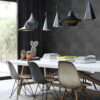 Origin Wallcoverings mittevolditud tapeet XXL plaatmotiiv nahksarnane tumehall