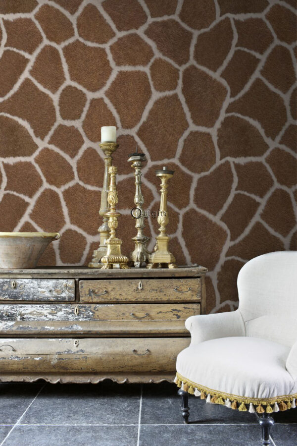 Origin Wallcoverings isekleepuv fototapeet kaelkirjakunahk - pruun