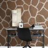 Origin Wallcoverings isekleepuv fototapeet kaelkirjakunahk - pruun