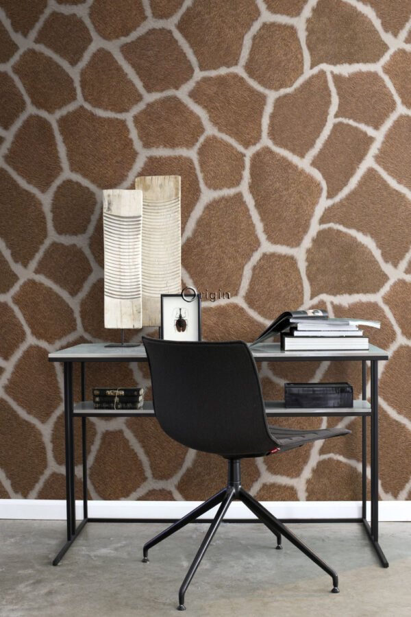 Origin Wallcoverings isekleepuv fototapeet kaelkirjakunahk - pruun