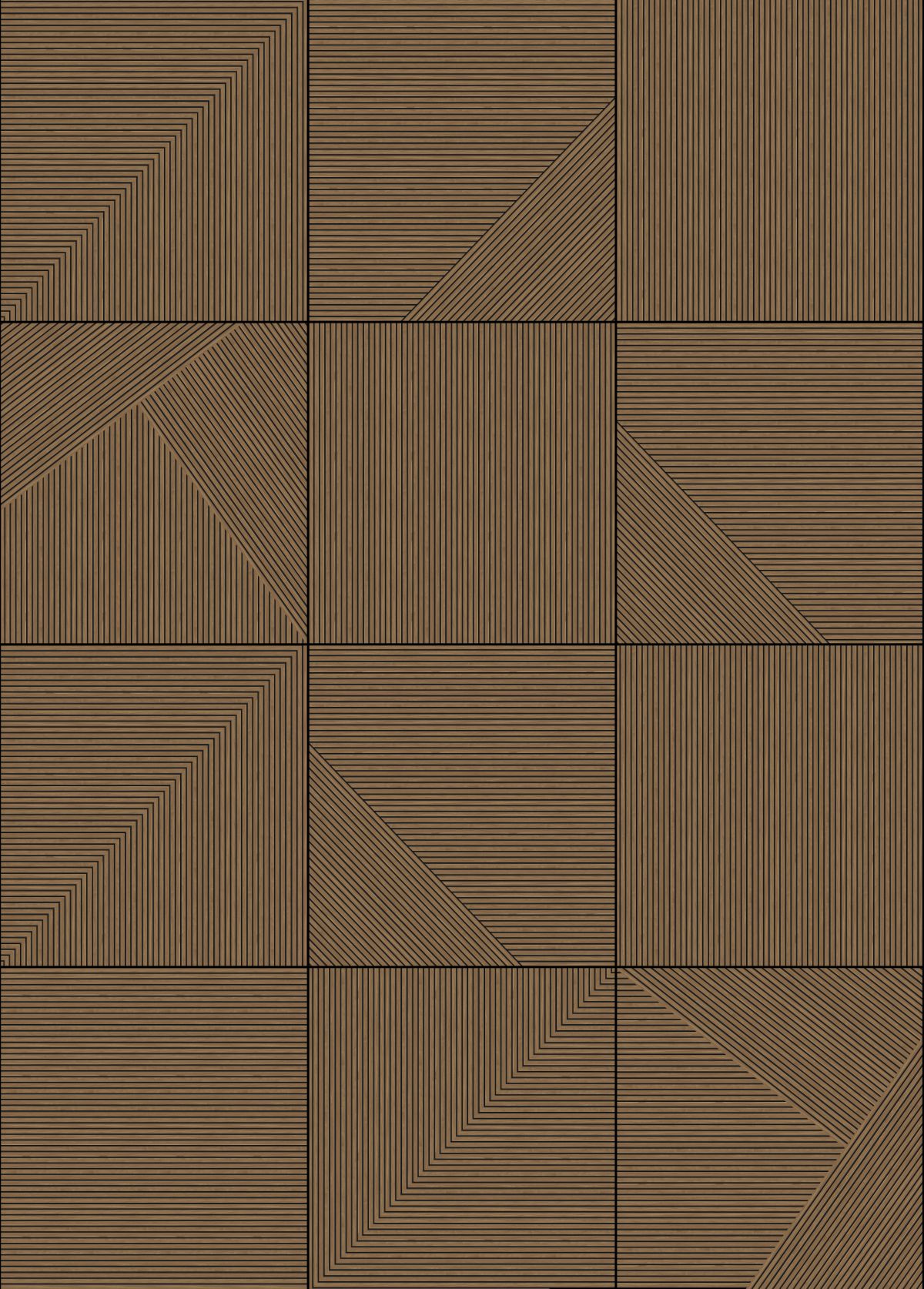 Origin Wallcoverings 3D puidumuster fototapeet - pruun