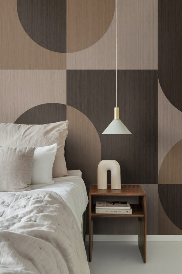 Origin Wallcoverings Bauhaus stiilis fototapeet - pruun