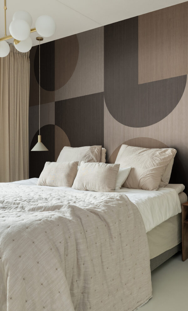 Origin Wallcoverings Bauhaus stiilis fototapeet - pruun