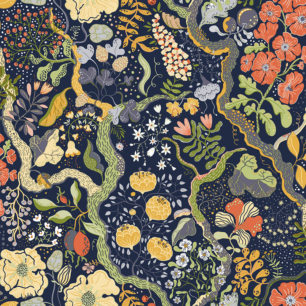 Midbec Ann tapeet - Sinine