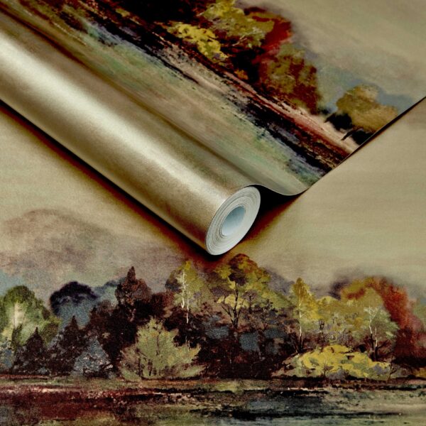 1838 Wallcoverings tapeet Lakeside Autumn