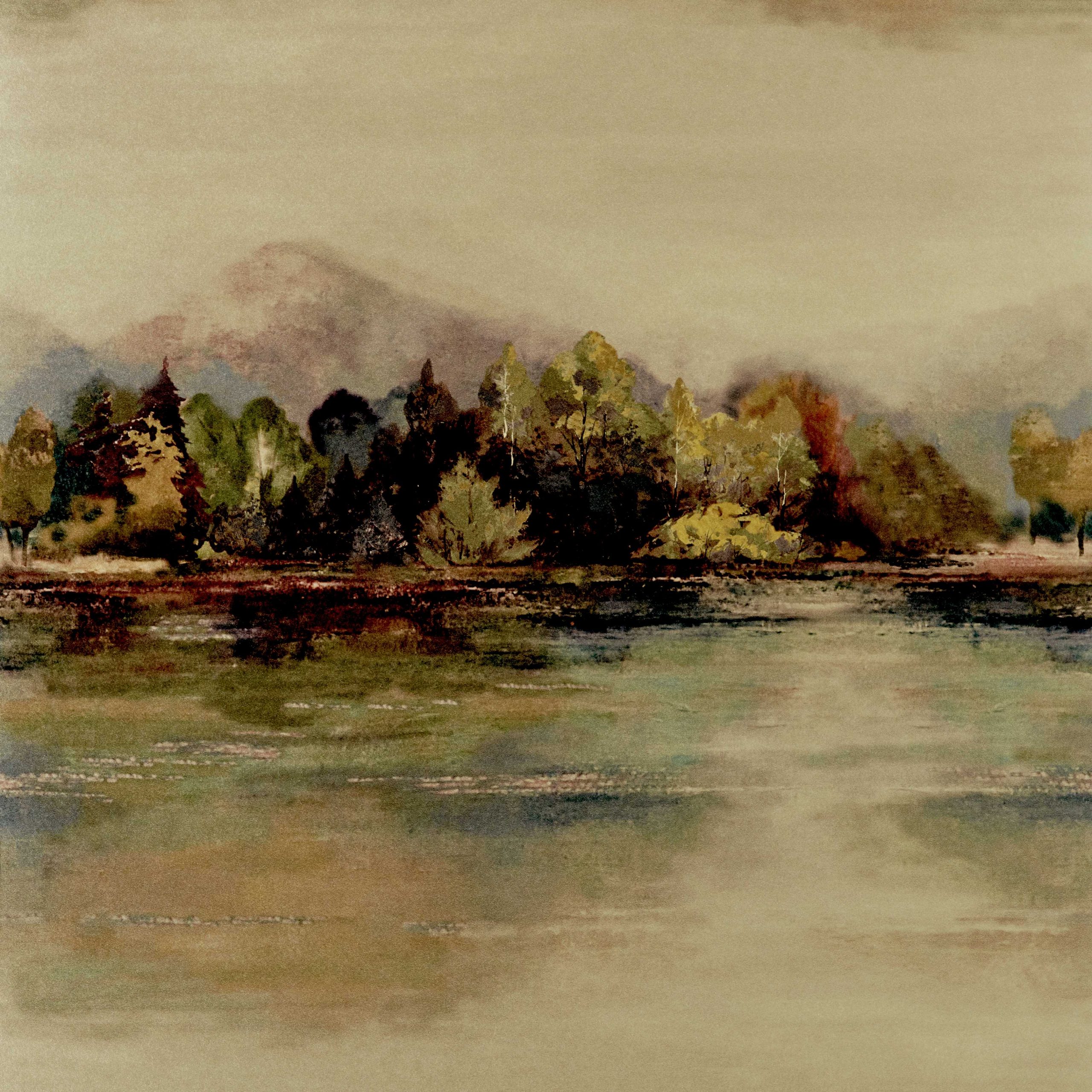 1838 Wallcoverings tapeet Lakeside Autumn