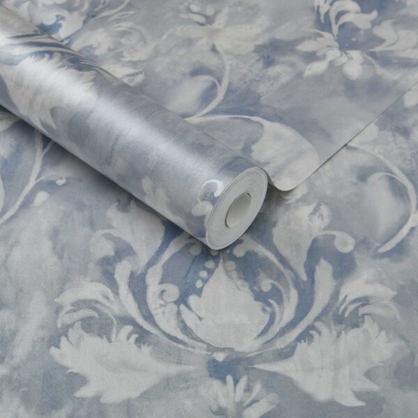 1838 Wallcoverings tapeet Ornamenta Pewter