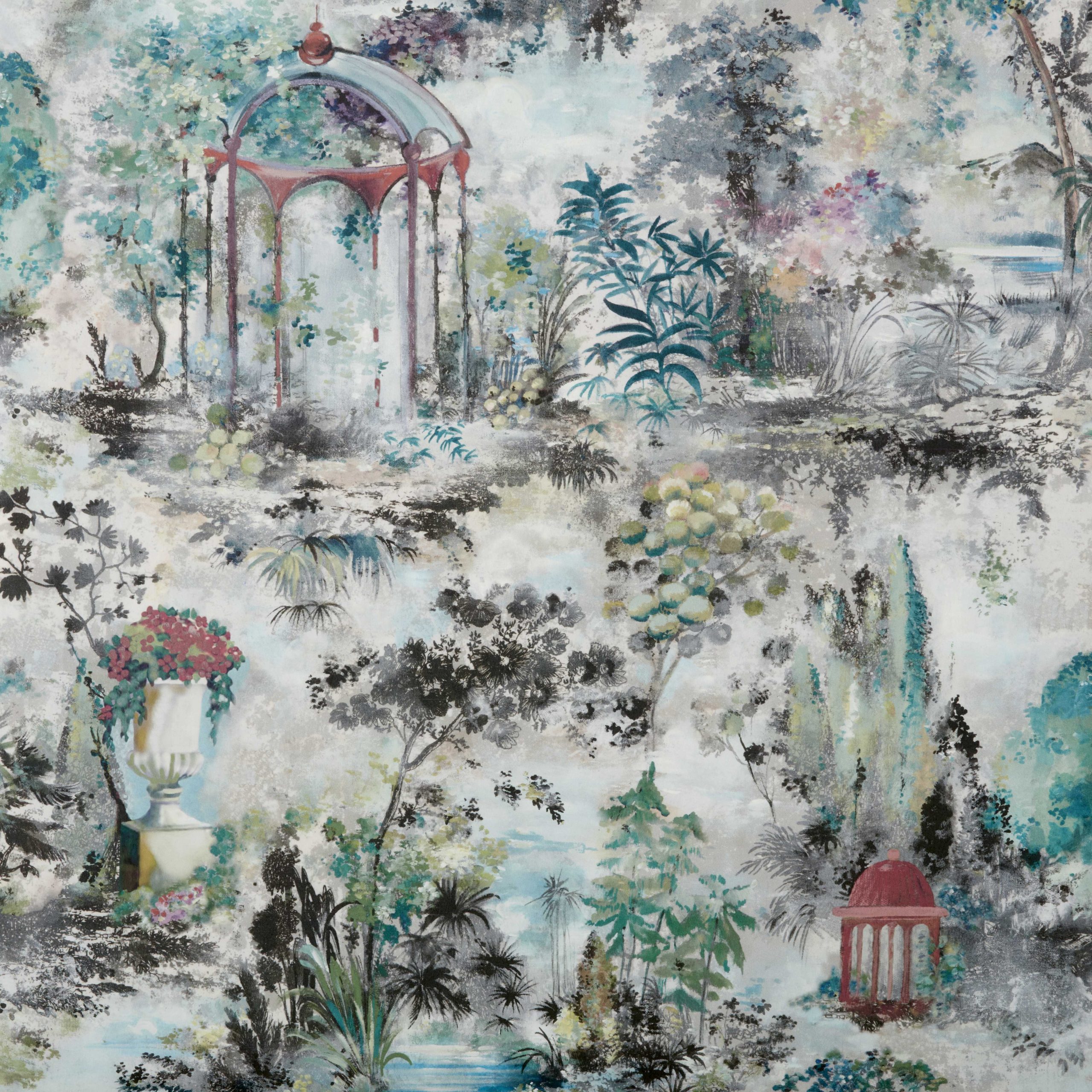 1838 Wallcoverings tapeet Pavilion Fern