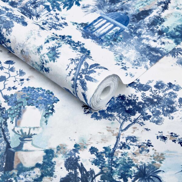 1838 Wallcoverings tapeet Pavilion Lupin