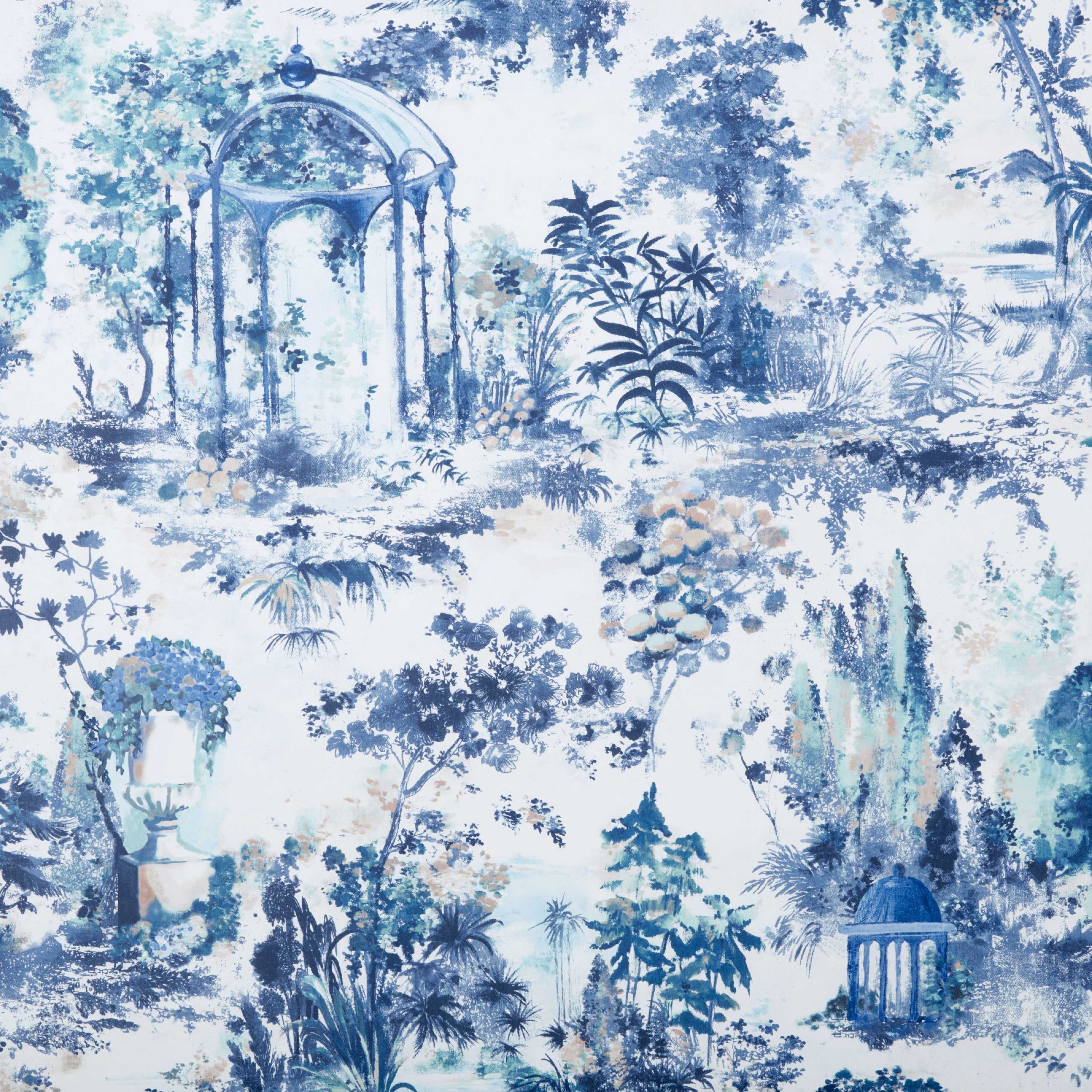 1838 Wallcoverings tapeet Pavilion Lupin