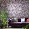 1838 Wallcoverings tapeet Pavilion Rose