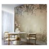 1838 Wallcoverings tapeet Trailing Magnolia Burnished