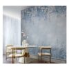 1838 Wallcoverings tapeet Trailing Magnolia Chambray