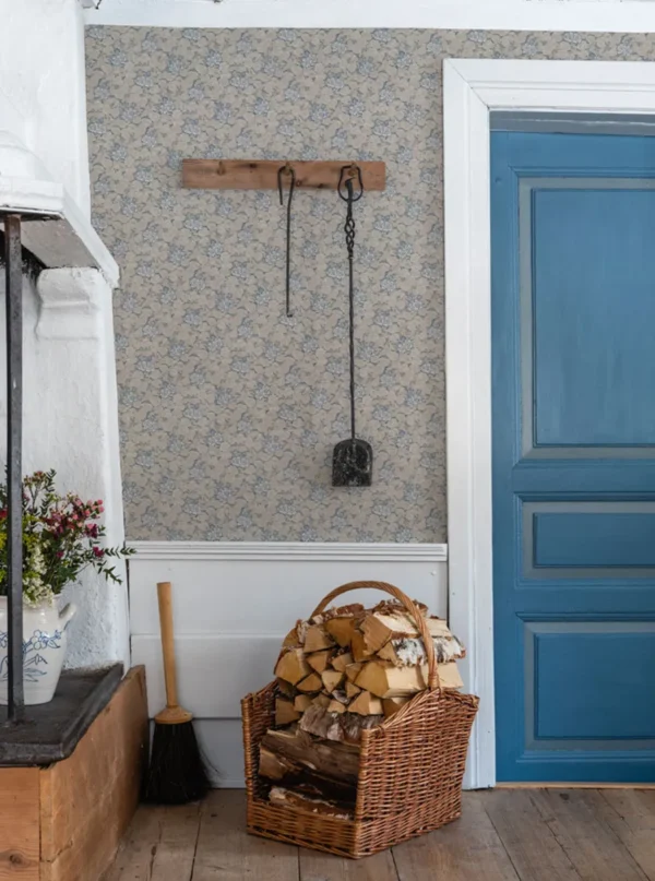 duro tapeet gysinge, blå duro tapeet gysinge, blå