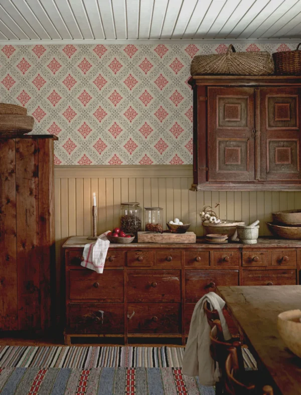 duro tapeet dellen röd