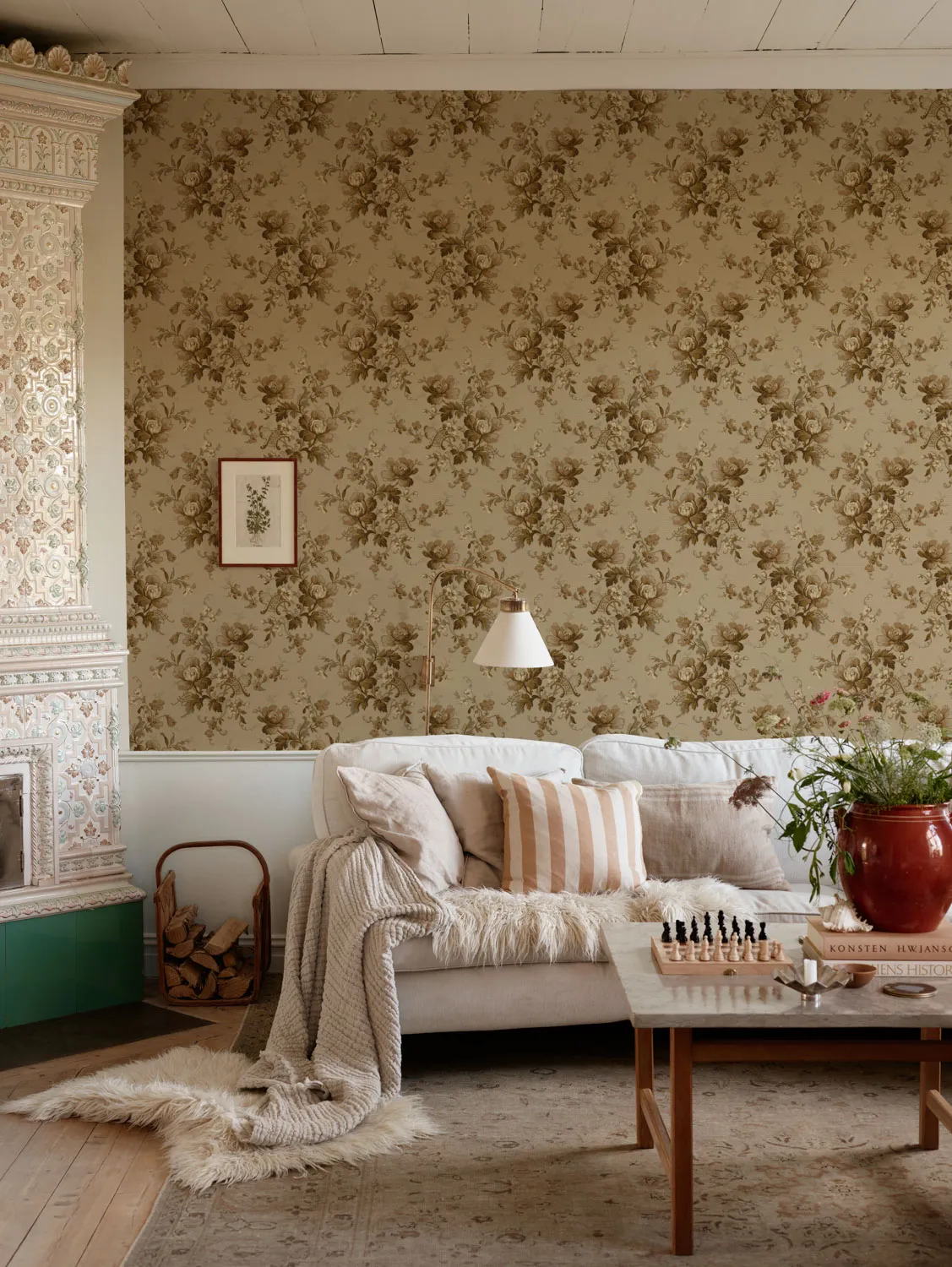 duro tapeet ingeborg brun/guld