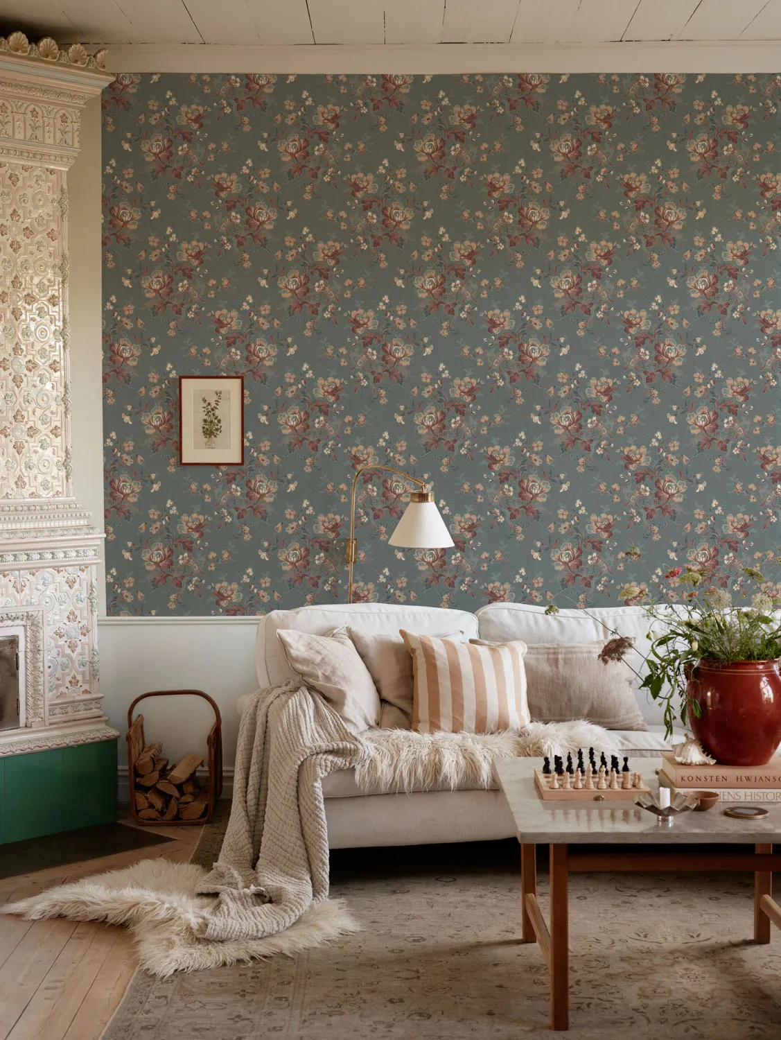 duro tapeet ingeborg blå