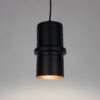 White Label Living ripplamp Duct S Black
