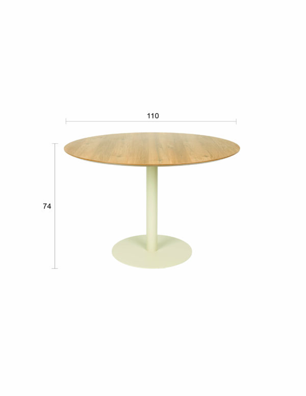 White Label Living ümmargune söögilaud Steven