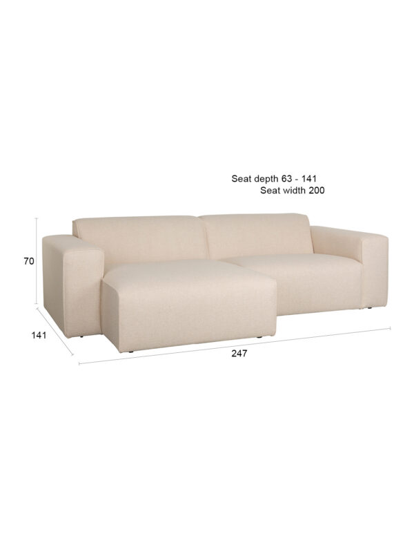 Zuiver Concept vasak diivan Milka