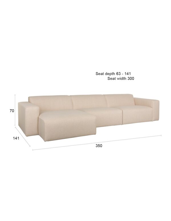 Zuiver Concept vasak diivan Milka