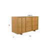 Zuiver kapp Raster Sideboard High Naturel