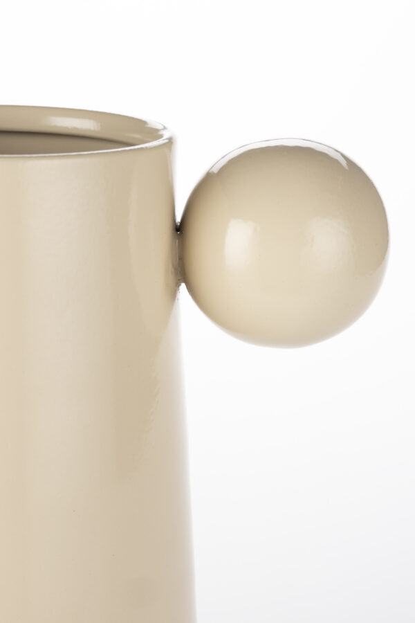 Dutchbone vaas Dot M Beige