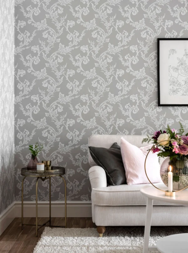 duro tapeet johannelund, grå