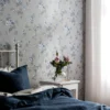 duro tapeet kristina, gråblå