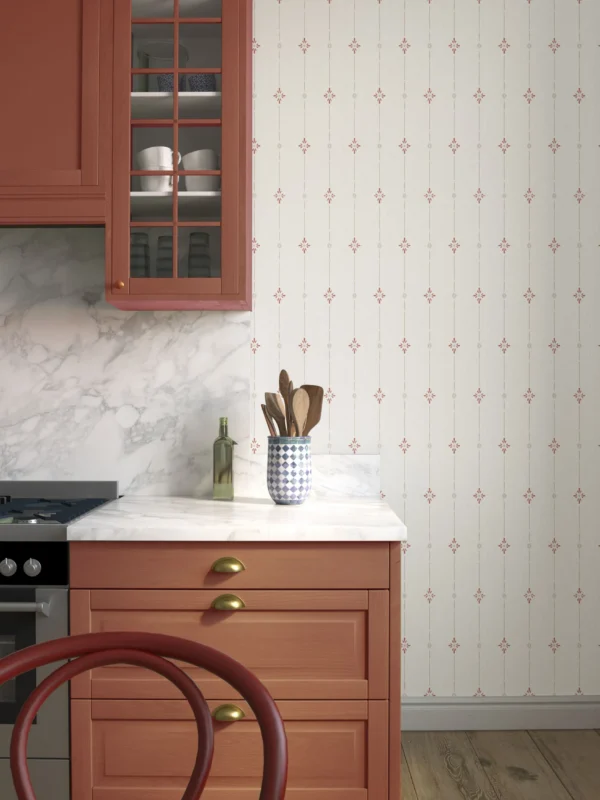 duro tapeet britta, röd duro tapeet britta, röd