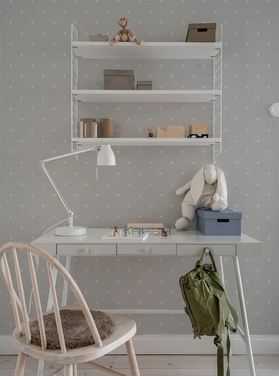 duro tapeet star, grå/silver duro tapeet star, grå/silver