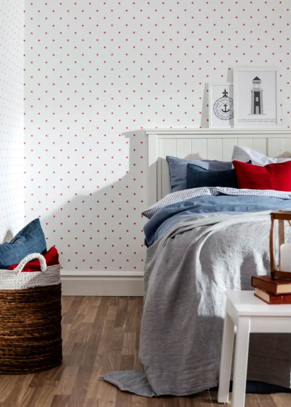 duro tapeet star, röd