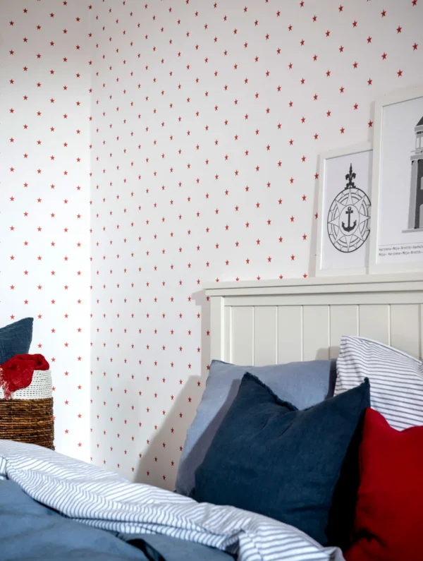 duro tapeet star, röd