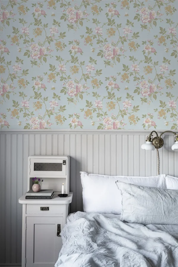 duro tapeet ester marias kammare, blå duro tapeet ester marias kammare, blå