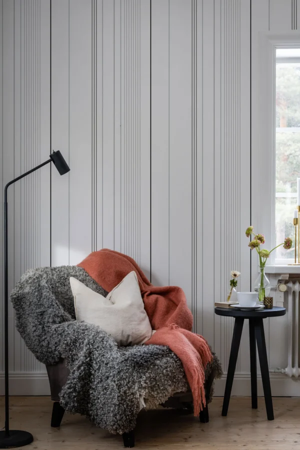 duro tapeet strimma, svart