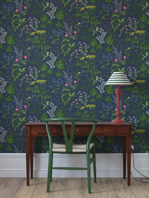 duro tapeet lilian mörkblå duro tapeet lilian mörkblå