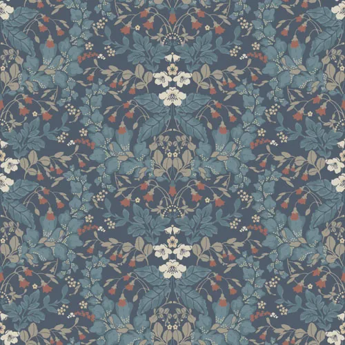 duro tapeet saga blå/röd duro tapeet saga blå/röd