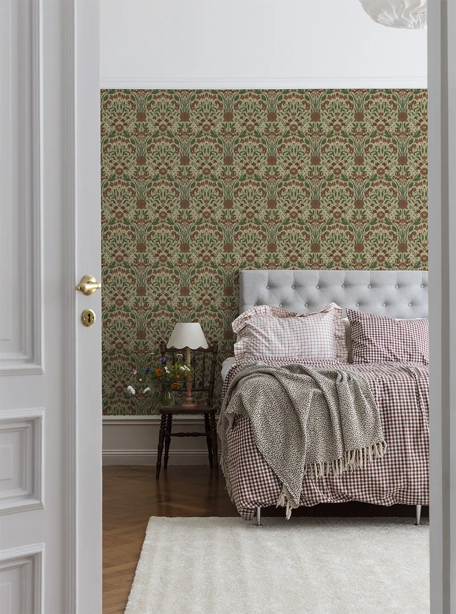 duro tapeet trädgården beige multi