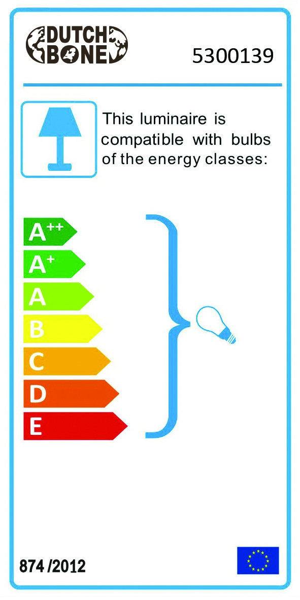 Dutchbone ripplamp Doppio
