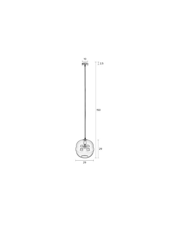 White Label Living ripplamp Lauren L