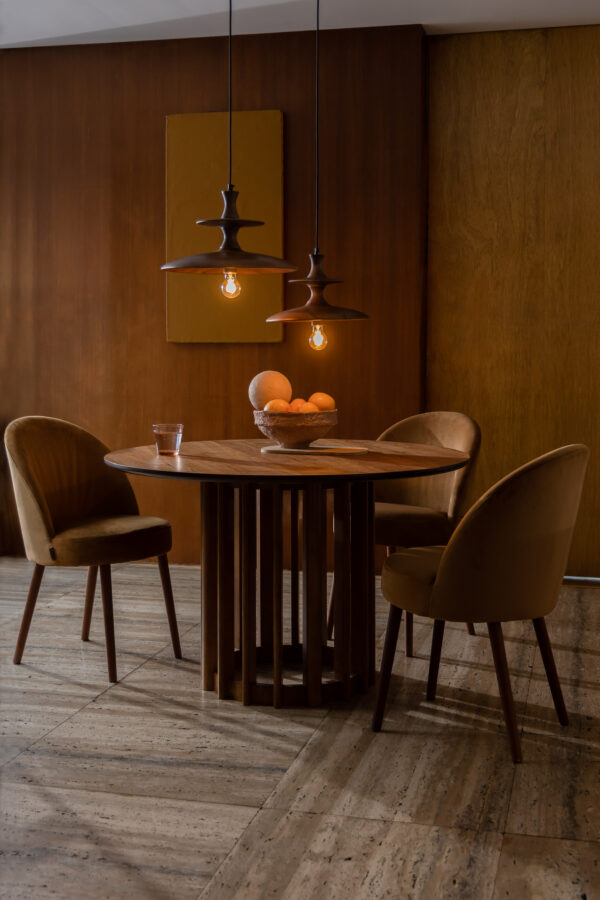 Dutchbone valgusti Cath L Walnut