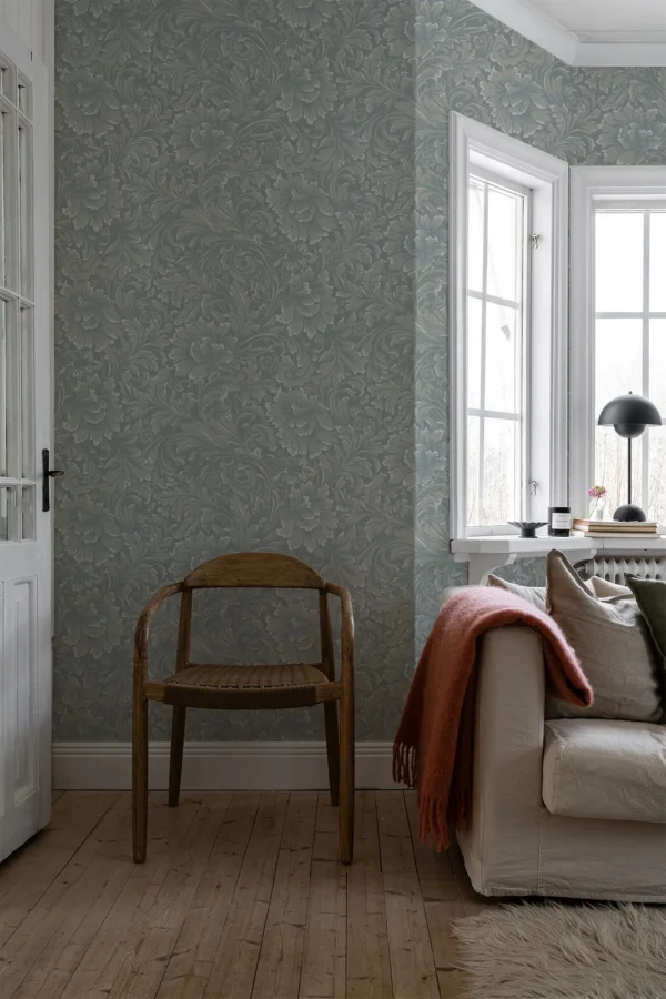 duro tapeet idun gråblå